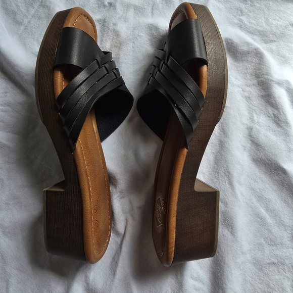 Klick Wood Slide Sandals True Craft Size 8 - Picture 9 of 9